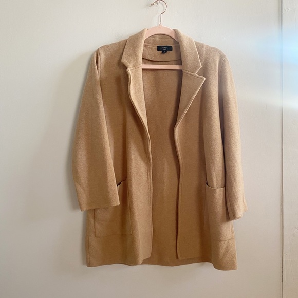 J. Crew Sweaters - J.Crew brown Sophie open front cardigan blazer small